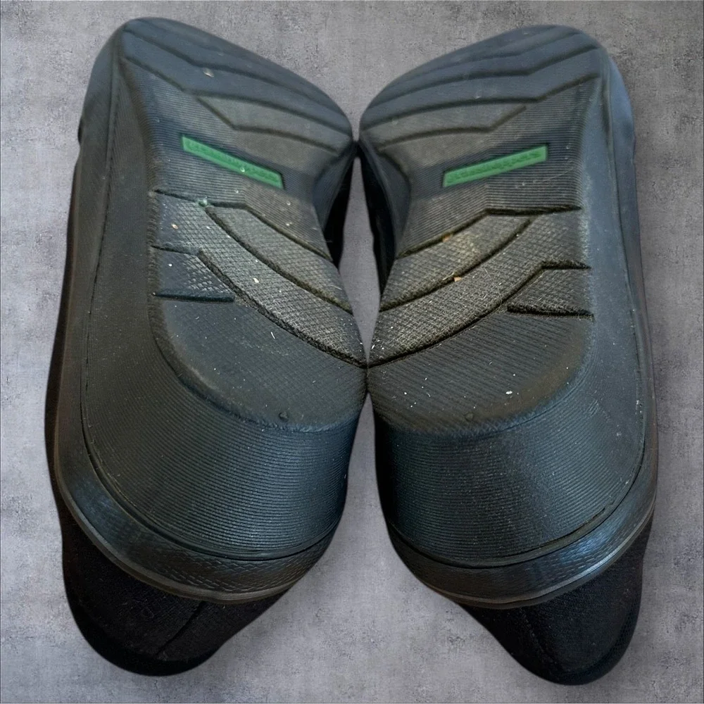 Grasshoppers‎ Shoes Womens 9 M Indie Wedge Slip On Black Fabric Casual